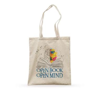 Imagem de Ecobag Open Book Open Mind Studio Geek