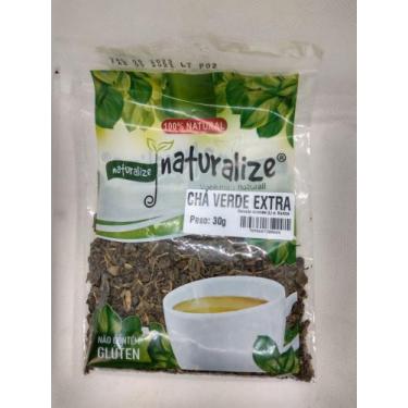 Imagem de Kit: 2 pct de chá verde extra folhas 30 gramas naturalize