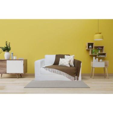 Imagem de Manta Xale de Chenille com Franja 1,20m x  x 1,80m Peseira Decorativa 