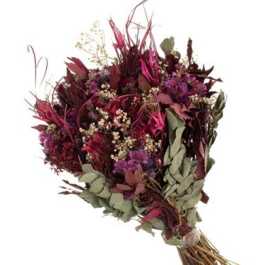 Imagem de Buque de Flores Secas Mix Desidratadas Pink - Tem Flores