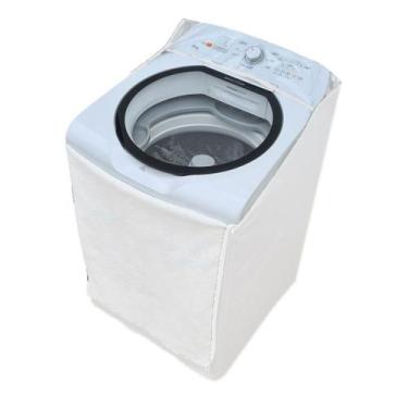 Imagem de Capa Maquina Lavar Brastemp 12kg Ziper Painel Transparente - VIP CAPAS