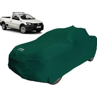Imagem de Capa Para Proteger Pintura Carro Vw Saveiro Cab Simples - Mz, Verde