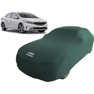 Imagem de Capa Carro Kia Cerato Koup Protege Pintura Tecido Macio - Mz, Verde