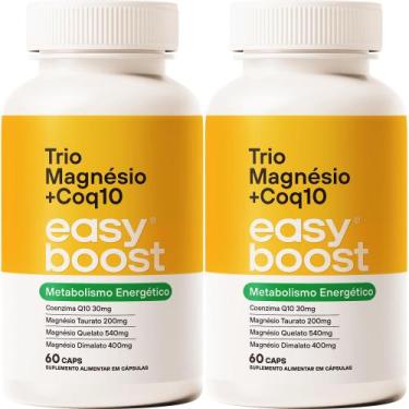Imagem de Trio Magnésio Q10 Easyboost 120 Caps Kit - EASY BOOST