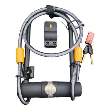 Imagem de Cadeado U-lock Onguard Og 5801 Com Cabo E Chave Preto Bike