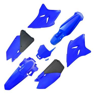 Imagem de Kit Carenagem Biker Ttr 230 Com Number Plate, Azul - Number Azul