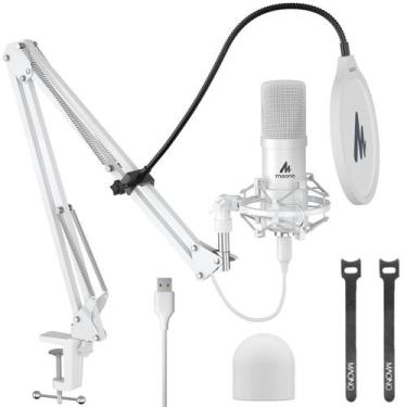 Imagem de Microfone USB MAONO AU-A04 - 192kHz/24bit - Ideal para Podcast