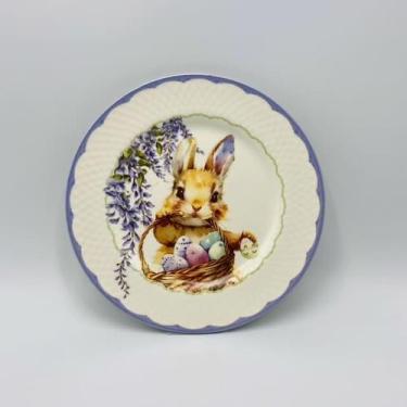 Imagem de Prato Sobremesa Lolly estampa Coelho - Alleanza