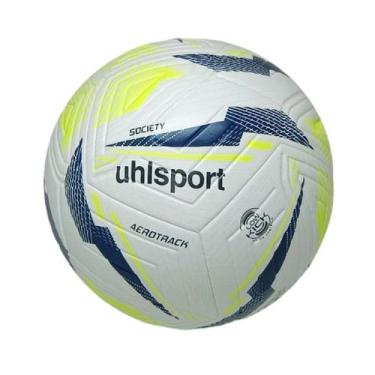Imagem de Bola Society Uhlsport  Aerotrack Society, Branco, Azul