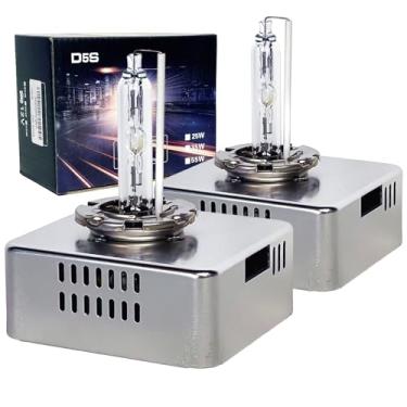 Imagem de SOCAL-LED LIGHTING Lâmpadas de farol HID Xenon D5S 35W - 6000K branco cristal - 66540 12410 9285410171 OEM farol alto baixo substituição direta - Pacote com 2