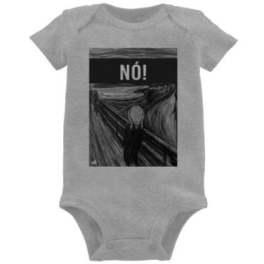 Imagem de Body Bebê NÓ! - Foca na Moda, Cinza, M