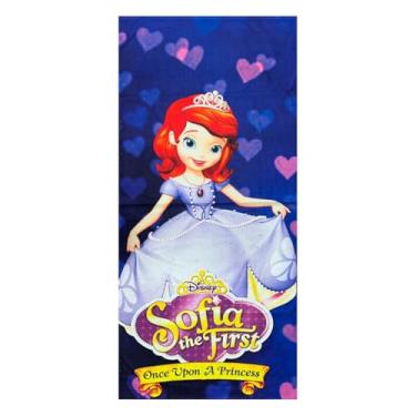Imagem de Toalha de Praia Infantil Estampada Personagens 1,40x70 (Princesinha Sofia)