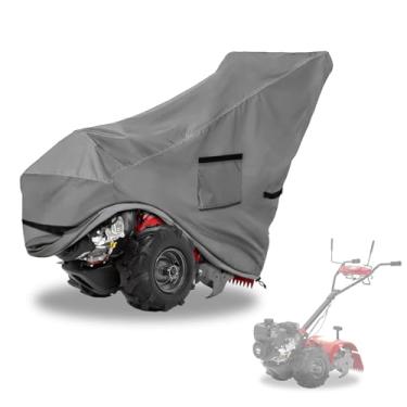 Imagem de okcool Capa Para Motocultivador Gas, À Prova D'Água, Resistente, 600D, Com Dentes Traseiros, Universal Saída De Ar (Cinza)