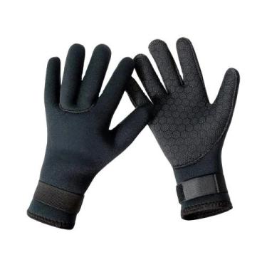 Imagem de Luvas de Neoprene 3mm e 5mm - Térmicas, Antiderrapantes para Mergulho,
