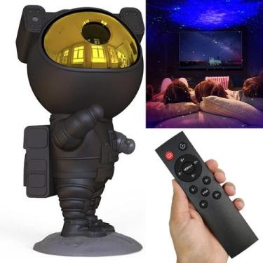 Imagem de Projetor Astronauta Led Estrela Espaço Galaxia Nebulosa USB Decoraçao 