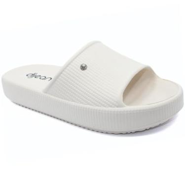 Imagem de Rasteira Slide Dijean Detalhe Feminina - Off White - 35/36