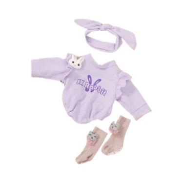 Imagem de Roupas De Boneca Bebê Reborn De 55cm, Acessórios De Boneca De Brinqued