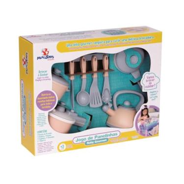 Imagem de Jogo de Panelas Baby Gourmet com 9 Peças - Mercotoys