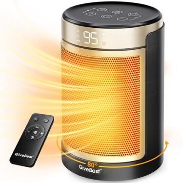 Imagem de Aquecedor de ambiente GiveBest 1500W elétrico portátil com termostato