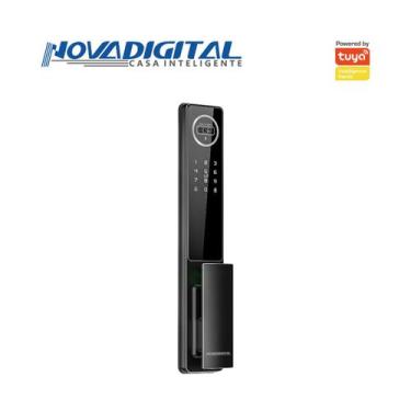 Imagem de Fechadura Inteligente Elite Wi-Fi Desbloqueio Facil Biometria Senha Ap