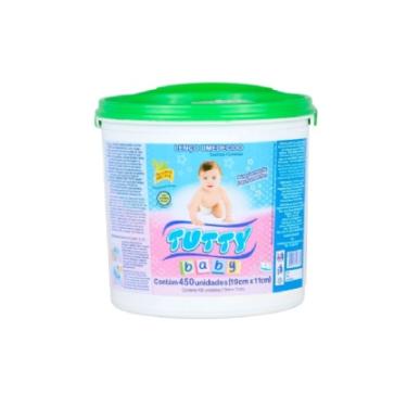 Imagem de Balde Com Lenços Umidecidos tutti Baby 450 Unidades Azul