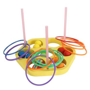 Imagem de aqxreight Piscina de Piscina G Eva Round Hexagonal Round Com 12pcs Bolas 12pcs Rings Flutuantes Jogos de Sinuca Lançando Brinquedos para a de Praia de Praia Tosco de Jogos de Armas Brinco B ToyPool