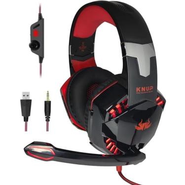 Imagem de Headset Fone de Ouvido Gamer com Fio Compatível Ps4 Ps5 Xbox