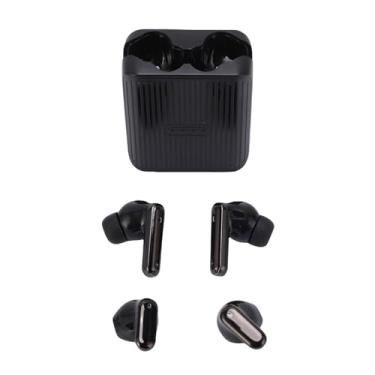 Imagem de Heayzoki 2 Pares de Fones de Ouvido Sem Fio, Bluetooth 5.4 Botões de Ouvido Com Controle de Toque, à Prova de água e Suor, 99% de Clareza, Diafragma de 14,2 Mm, Tempo de Reprodução de 30h (Preto)
