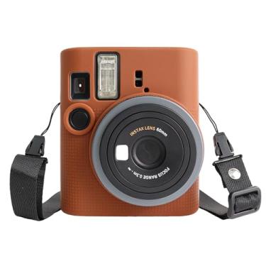 Imagem de VOVMOEYA Capa de silicone para câmera Fujifilm instax mini 41, resistente ao desgaste, capa protetora à prova de choque, kit de capa com alça de ombro