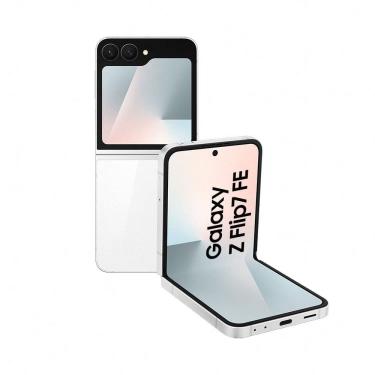 Imagem de Celular Samsung Galaxy Z Flip7 FE, 128GB, 8GB RAM, 6.7&quot;, Câmera Dupla de 50MP, Galaxy AI - Branco