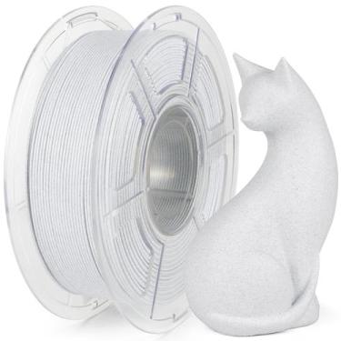 Imagem de Filamento de impressora 3D IEMAI Marble PLA 1,75 mm, bobina de 1 kg