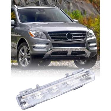 Imagem de TZYSZDB Luz de circulação diurna DRL LED Fog Lamp compatível com Mercedes Benz W166 ML350 ML500 2013-2014/W166 ML550 ML63 Amg 2012-2015/X204 GLK250 GLK350 2013-2015 Lado do passageiro :A204 9065501)