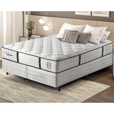 Imagem de Cama Box Conjugado Queen com Colchão (158x69x198) Veneza II Gazin CR35311