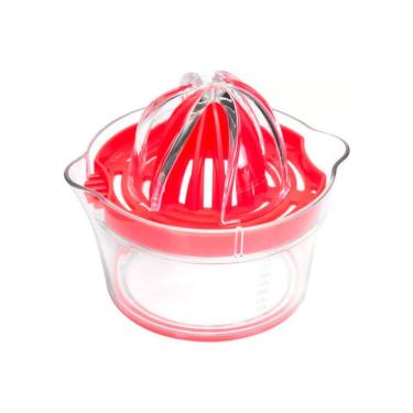 Imagem de Multiprocessador Manual 4 em 1 C/ Recipiente Medidor, Espremedor de Laranja e Limão e Ralador