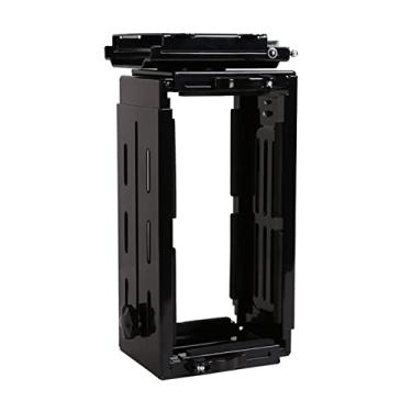 Imagem de Suporte para CPU sob a mesa, suporte de torre de PC ajustável, suporte de CPU resistente, com rotação de 180°, suporta suporte de CPU de até 15 kg