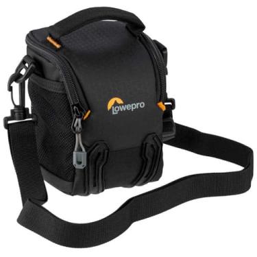 Imagem de Lowepro Adventura SH 115 III, bolsa de ombro para câmera com alça de ombro ajustável/removível, mochila para câmera sem espelho, compatível com Sony Alpha 6000 Series, preta