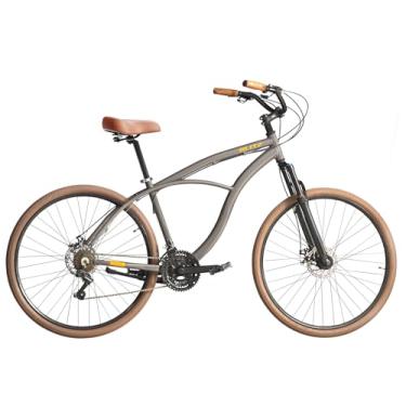 Imagem de Bicicleta BLITZ Aro 29 Terral Beach Cruiser Alumínio 21v Freio á Disco (Cinza Claro, 18)
