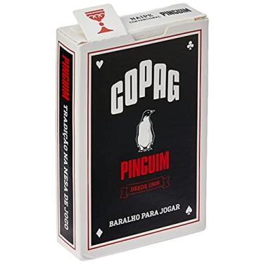 Imagem de Copag Baralho Pinguim As, Moderno, Unissex, 36+ Meses, Preto e Branco
