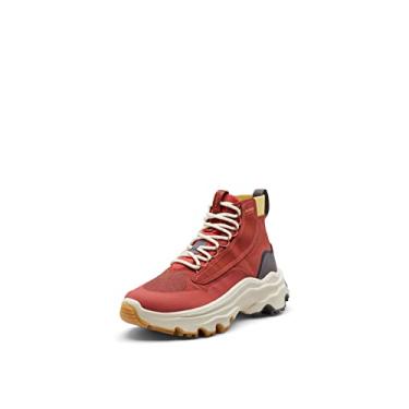 Imagem de Sorel Tênis feminino Kinetic Breakthru Venture Mid impermeável, Warp Red, giz, 38