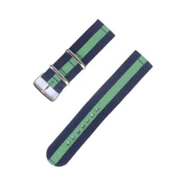 Imagem de Pulseira De Relógio Esportiva Unissex Em Nylon Trançado 18mm 20mm 22mm