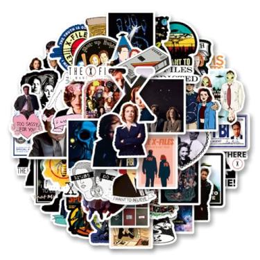 Imagem de Pacote de adesivos clássicos de TV de ficção científica, 50 peças, decalque de vinil estético à prova d'água para garrafa de água, laptop, telefone, skate, álbum de recortes para crianças