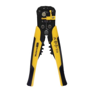 Imagem de Alicate de Crimpar Western 8,5" para Fios de 0,2 a 6MM Preto e Amarelo