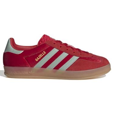 Imagem de adidas Tênis feminino Gazelle Indoor, Vermelho escarlate verde nebuloso, 38