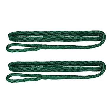 Imagem de Extreme Max 3006.2582 BoatTector Premium Double Braid Nylon Fender Line Value 2-Pack - 3/20.3 cm x 6', Verde Sacramento