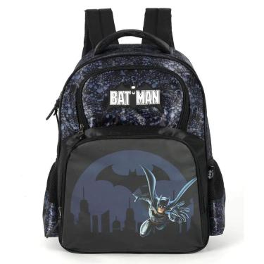 Imagem de Mochila Escolar Menino Infantil Bolsa Costas Espaçosa Batman-Masculino