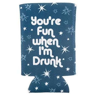 Imagem de Wit! Gifts, Divertido quando bêbado Slim Can Cooler, tamanho único