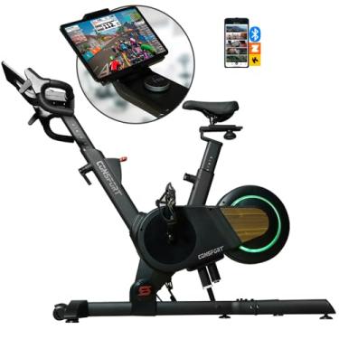 Imagem de Bicicleta Ergométrica Spinning Profissional S200 Connect Bluetooth Inclinação Automática Consport