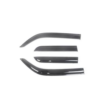 Imagem de GRJQRKHZ Defletor de janela lateral de carro para J&eep Grand Cherokee 2011-2020 Weathershied viseira de porta vento sol proteção chuva janela lateral defletores de vento