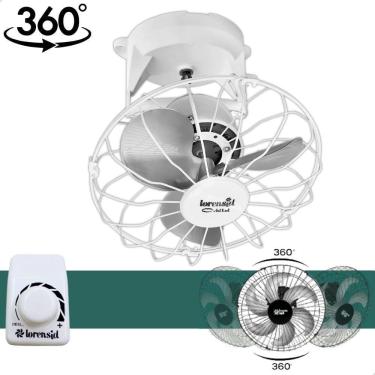 Imagem de Ventilador Teto Orbital Lorensid Sprint 30Cm Bivolt 360 Br