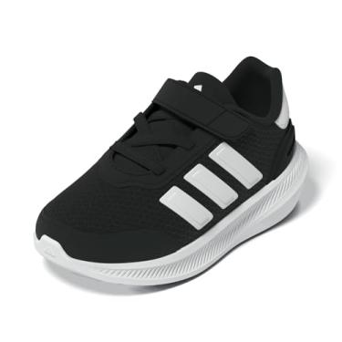 Imagem de adidas Tênis infantil X_PLR Path Elastic Lace & Strap, Preto/branco/preto, 20